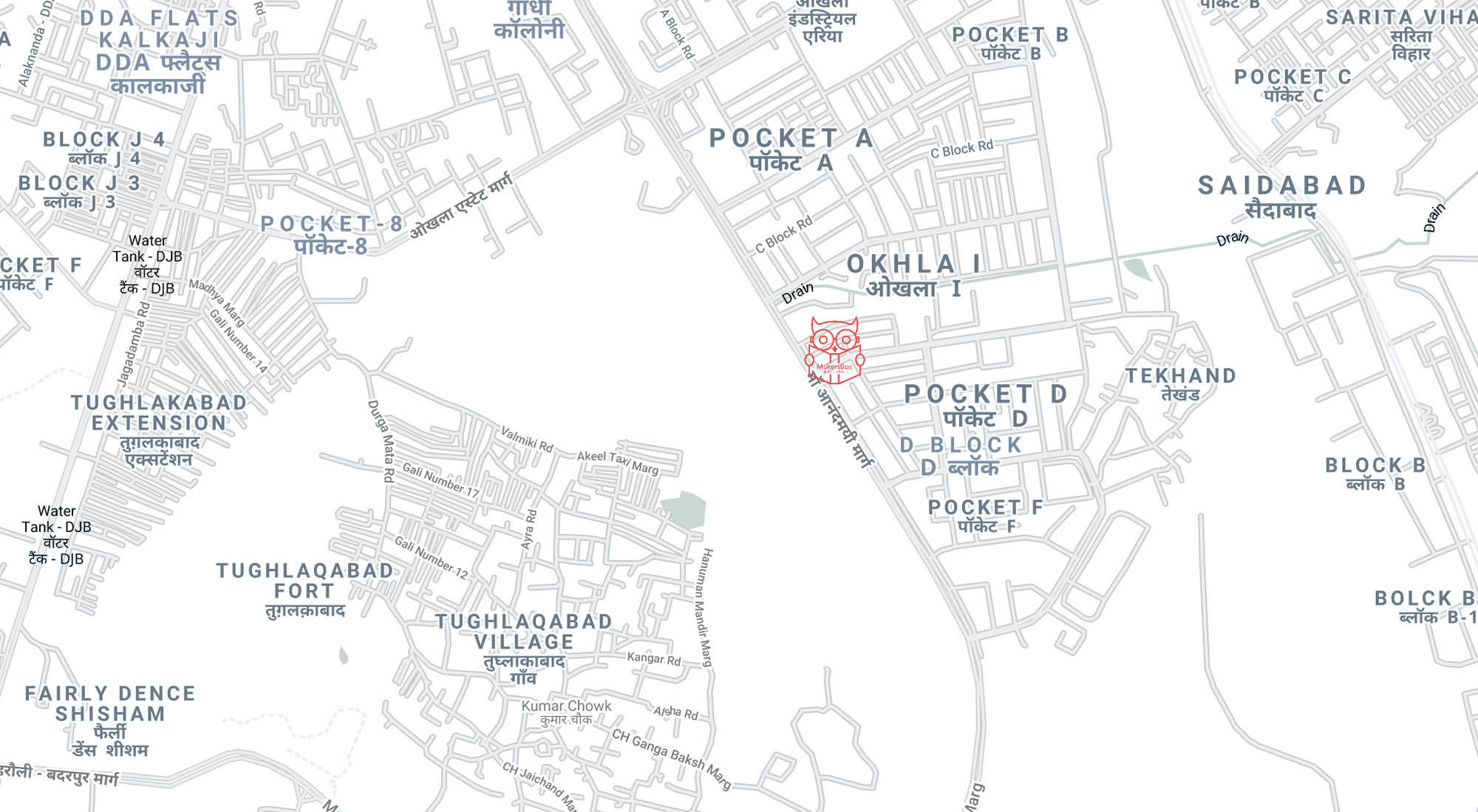 MakersBox Foundation - Location Map